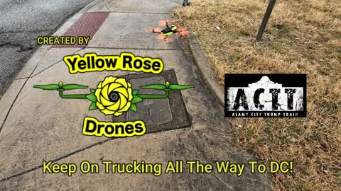 Operation Trucker Convoy San Antonio February 26 2022 - Drone and Camera Footage In The Rain