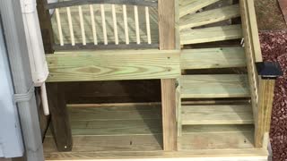 Doggy door and deck