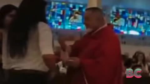 Florida priest is arrested after biting woman in bizarre fight over communion