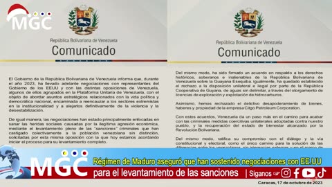 ✅ Régimen de Maduro aseguró que han sostenido negociaciones con EE.UU.