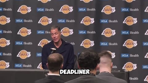 Rob Pelinka on standing pat at the trade deadline: