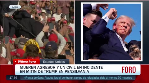 ATENTADO CONTRA EL EXPRESIDENTE DONALD TRUMP