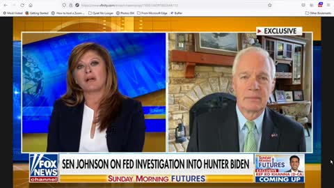 Maria Bartiromo asks Senator Ron Johnson Did Joe & Hunter Biden Share a Bank Account?