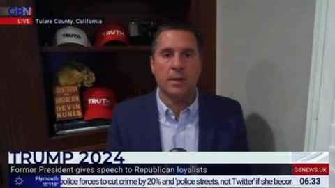 Devin Nunes calmly explains to this limey pushing the ‘TrUmP iS diViSive’