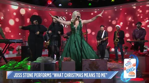 Joss Stone - What Christmas Means to Me (Live on Today show 2022)