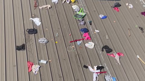 Undergarments Litter State Fair Ride