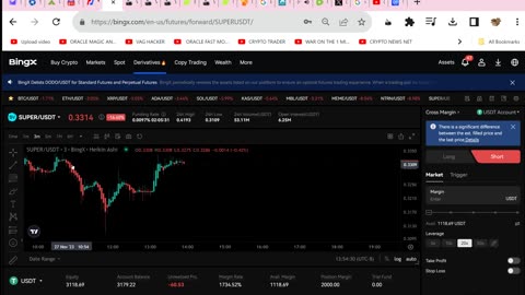 Altcoin Trade war Bingx vs Fybit 100x Smackdown #SUPER