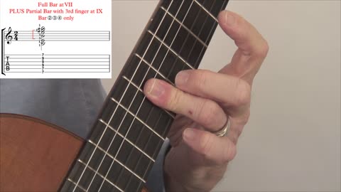 Specialty Bars Part 3: Partial Bars, Video #12: Partial Bar, E Major Chord