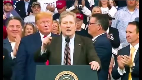 Fired up Senator Kennedy takes Trump rally BY STORM, what happens next is unbelievable