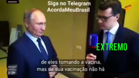 Vacina e' coisa de macaco, diz Putin