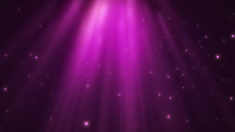 Particles and purple light, title background shot