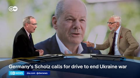 German Chancellor Scholz calls for renewed efforts to end the war in Ukraine | DW News