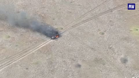 The footage of the destruction of a Ukrainian Armed Forces Bradley