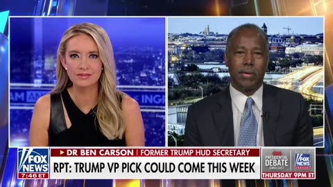 Ben Carson and Kayleigh McEnany speak about President Trump's VP pick.