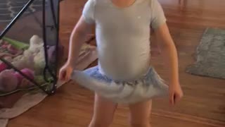 Boy Dresses like a Ballerina