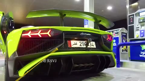 Feel the resounding joy of V12 with ultimate power! #lamborghini #lamborghini Aventador svj