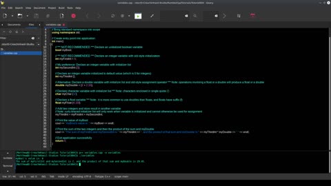 C++ Tutorial 004: Variables