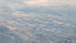 flying above the clouds