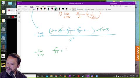 Calculus 2 - Section 11-10 - Class Example of finding a limit