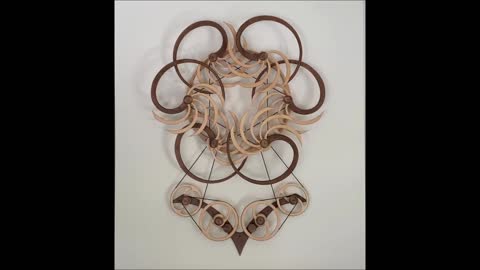 This Crazy wooden sculpture will Hypnotize you