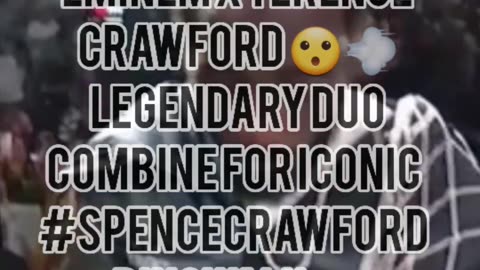 Eminem x Terence Crawford 😮‍💨 Legendary Duo Combine For Iconic #SpenceCrawford Ringwalk