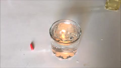 How to make beautiful water candle😍