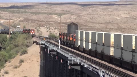 IHB, BNSF, Amtrak and Metra Trains at La Grange Crossing