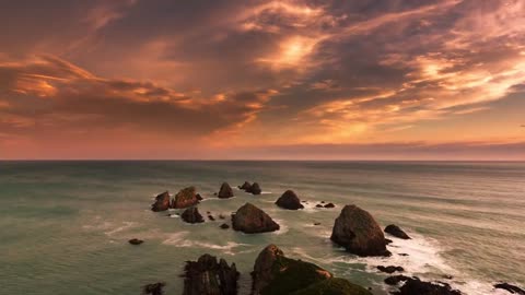 Beautiful 4K timelapse of a breathtaking New Zealand landscape