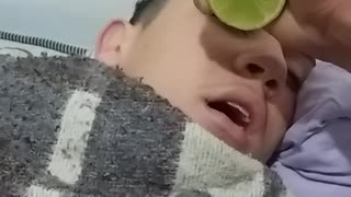 Sleeping Lemon Prank