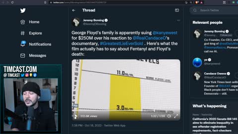 Kanye SUED By George Floyd's Family But Daily Wire Drops PROOF Fentanyl DID Kill Him