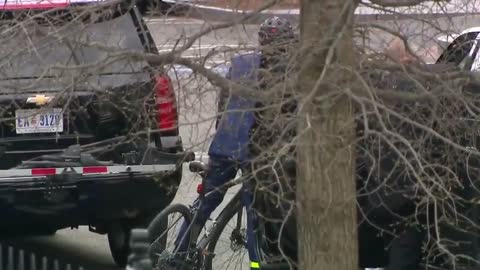 Pete Buttigieg Bikes a Block to Work for Climate Change