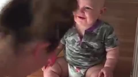 Cute baby smail 😁🤪😁 funny moment video