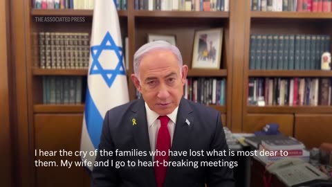 Netanyahu says he's 'doing everything' to return hostages and win war in Gaza