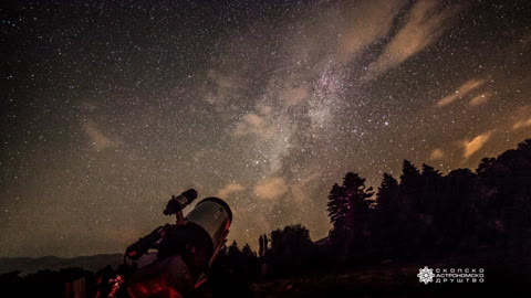 Stunning Milky Way timelapse captured in Macedonia