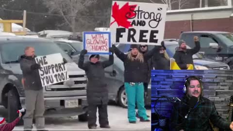 Truckers in Canada convoy towards Ottawa