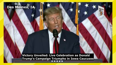 WATCH: Trump Speech after winning Iowa Caucuses 2024 | Full Video