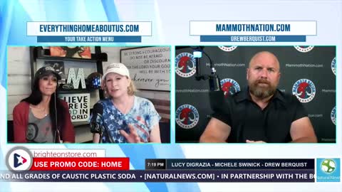 340: DREW BERQUIST & LUCY DIGRAZIA - Mammoth Nation Patriot Shopping Platform, GOD WINS, Demons, Weak Churches & Christians