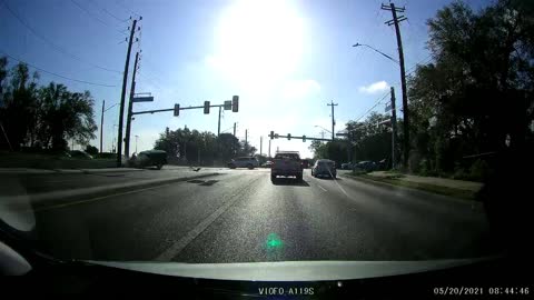 Left turn collision