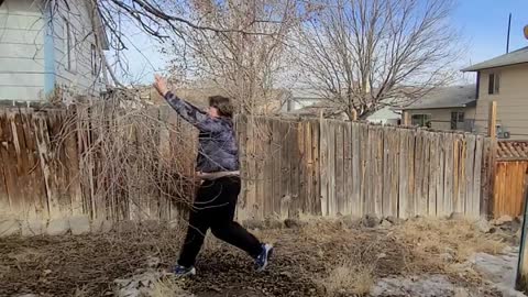 Kid Falls Trying to Break Branch