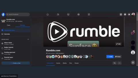 Join Our Rumble Facebook Group Please