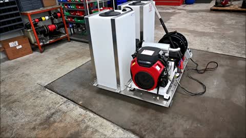 Custom Coldwater Pressure Washer Skid Platform