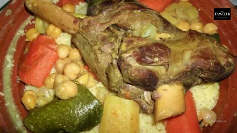 طبق الكسكس العالمي The international couscous dish