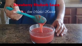 Strawberry Rhubarb Sauce