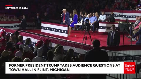 WATCH: Trump Takes Questions From Voters At His Campaign Town Hall In Flint, Michigan