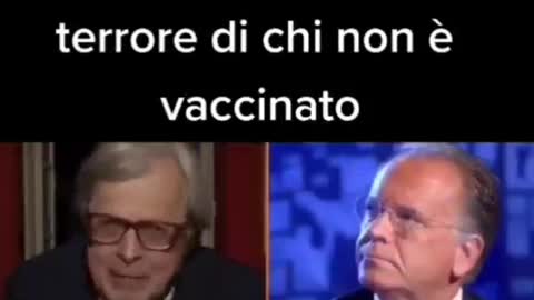 Sgarbi: se sono vaccinato non avrò paura dei vaccinati, se il vaccino è buono, (è buono vero?)