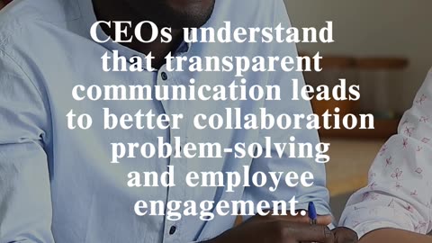 CEO Best Practices: Encourage open communication and feedback