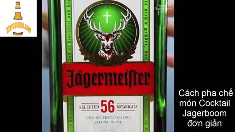 Cách pha chế món đồ uống Jagerbomb đơn giản - cách 1