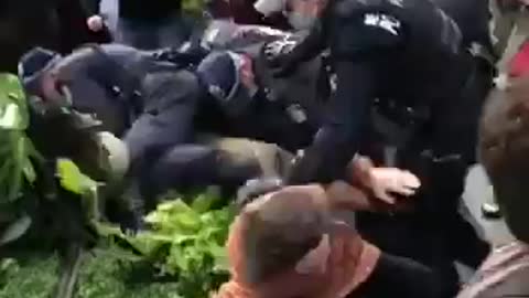 Lockdown and Vaccine Passport Protesters and Police Clash in Australia 7-24-21