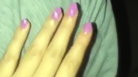 purple nails