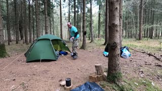 Wildcamping in the woods